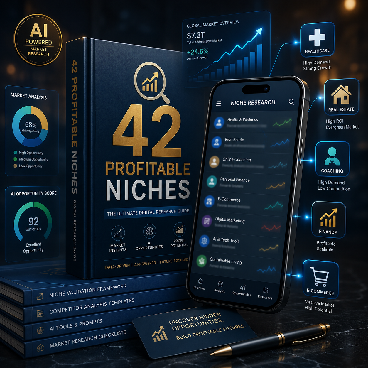 Bonus 6 - List of 42 Profitable Niches